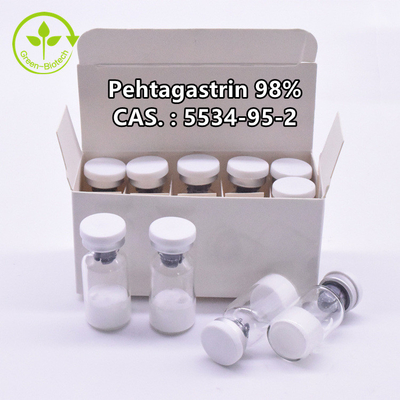 98% Cas 5534-95-2 Pentagastrin-Pulver 10 Mg/Bottle