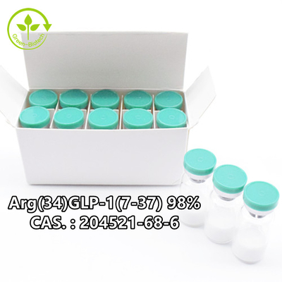 Pulver Arg34-GLP-1 (7-37) Arg (34) GLP-1 (7-37) CAS 204521-68-6 98%