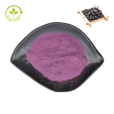 Hochwertiger reiner schwarzer Bohnenextrakt, schwarzer Bohnenschalenextrakt, Anthocyanin 25 % schwarzes Bohnenpulver im Großhandel