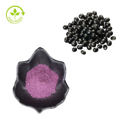 Organische natürliche Anthocyanin der Pflanzenauszug-25% pulverisieren schwarzen Bean Extract