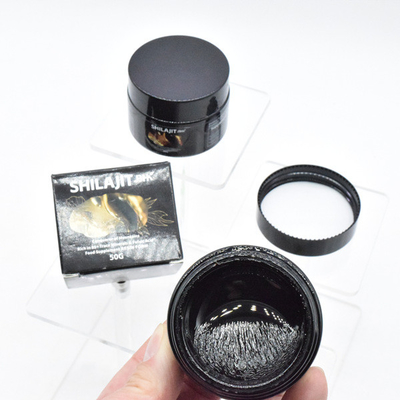 OEM Private Label Shilajit Harz mit Fulvinsäure, Himalaya Shilajit Harz Ergänzung