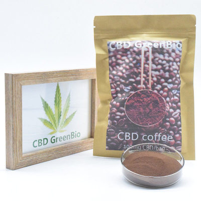 Kaffee-Kräuterauszug-Schmerz-Freigabe GreenBio 100g voller Spektrum-CBD