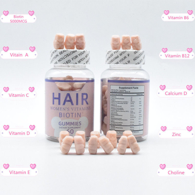 Biotin des Vitamin-Biotin-Haar-Wachstum Gummies-Gluten-freies Vitamin-H D