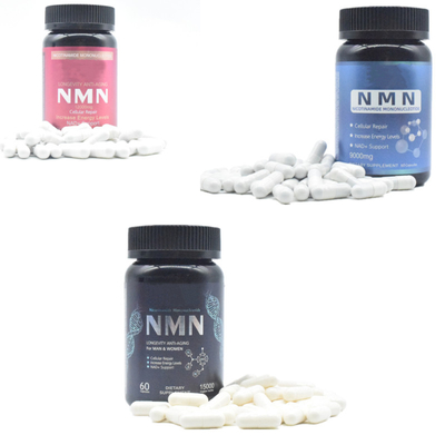 Natürliche Kapsel-Ergänzung Soem-ODM-Eigenmarke des Mittel-NMN 500mg