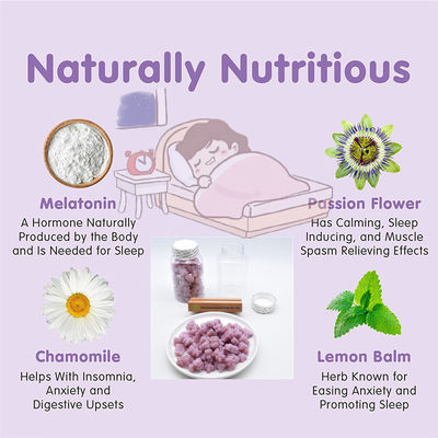 Schlaf-Vitamin-gummiartiger Bär für Erwachsene verbessern Schlaf-Qualität