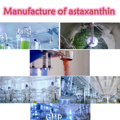 CAS 7542-45-2 1 % - 10 % Astaxanthin-Pulver für eine gesunde Pflege