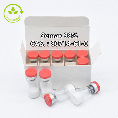 Prolin Histidyl-L-Phenylalanyl-L-Prolyl Glycyl-L- L-Methionyl-L-Α-Glutamyl Pulver Cas 80714-61-0 98% Semax