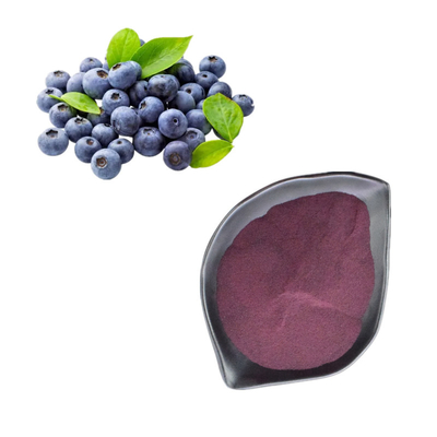 Rein natürlicher Blaubeerextrakt 25% Anthocyanin Blaubeerextraktpulver