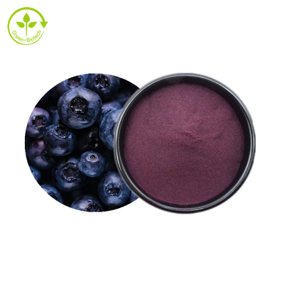 Anthocyanin 25% Blaubeerenpulver Massenmasse Naturpflanzenextrakte Pulver