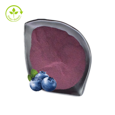 Blaubeerextraktpulver 25% Anthocyanidine reines biologisches Nahrungsergänzungsmittel