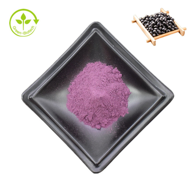 Reines Pulver aus schwarzen Bohnenschalenextrakt, 25 % Anthocyanidine