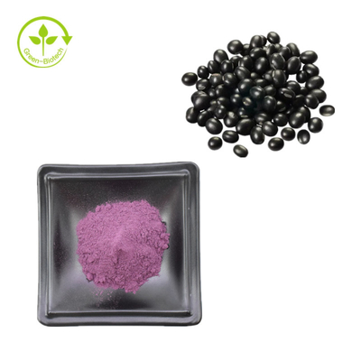 Schwarze Sojabohnenrumpfextrakt / Schwarze Bohnenrumpfextrakt Pulver Anthocyanine 25%