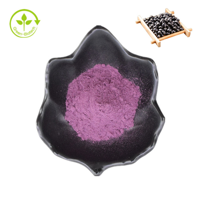 Schwarze Sojabohnenhaut-Extrakt Anthocyanin Schwarze Sojabohnenhaut-Extraktpulver