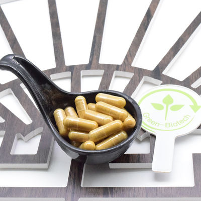 OEM Custom GMP pflanzliche koreanische Rote Ginseng Wurzel Extrakt Gold Kapseln