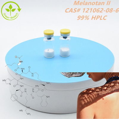 990,9% Melanotan-II-Peptide Körperbau Lyophilisiertes Pulver 10 mg/ Durchstechflasche