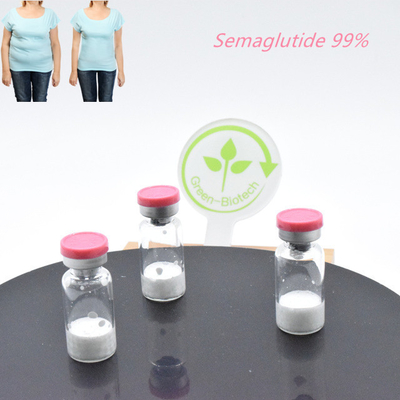 98% Weißes Tirzepatid Semaglutid Peptide Körperbau Acetat Salzpulver