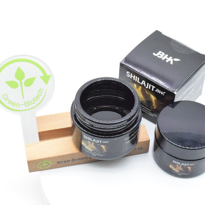 Natürliche Pflanze extrahiert Shilajit-Harz mit reicher Fulvinsäure aus dem Himalaya