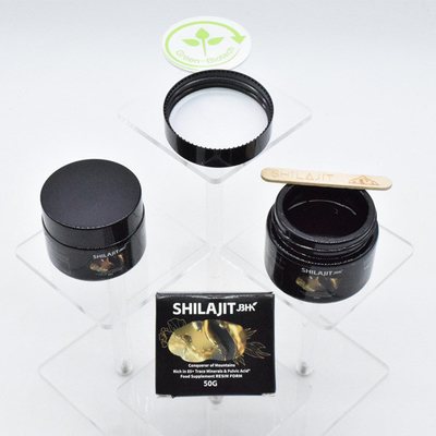 OEM Private Label Shilajit Harz mit Fulvinsäure, Himalaya Shilajit Harz Ergänzung