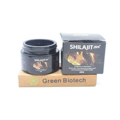 Lieferung reiner natürlicher Pflanzenextrakte Privatmarke Shilajit Harz Fulvinsäure 30% 50%