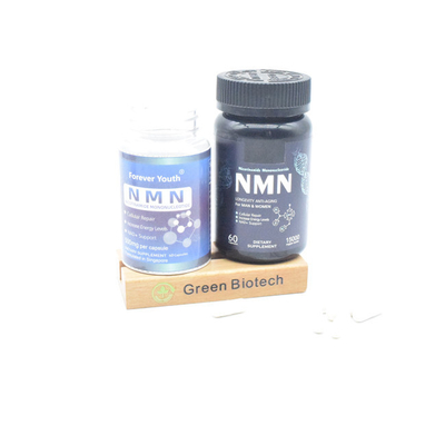 Lebensmittelqualität NMN Nicotinamid Mononukleotid Pulver Kapseln Anti-Aging