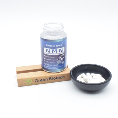 99% reine NMN Nicotinamid Mononukleotidpulver Kapseln Anti-Aging