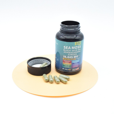 Natürliche Meeresmoos Kapseln reine Himalaya Gold Kapseln Privatetikett