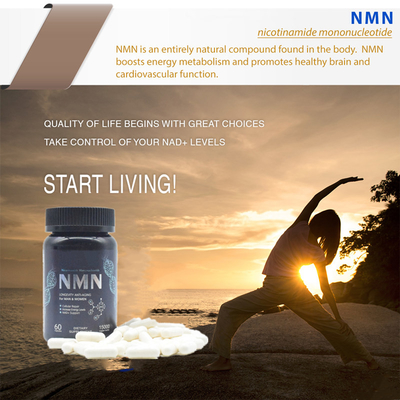 Ergänzungs-Kapsel-Energie-Erhöhung der Langlebigkeits-600mg reine Nmn