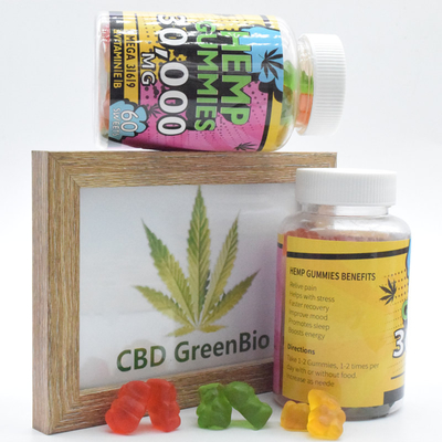 25mg breite Angst des Spektrum-CBD Gummies, die organische Prämie freigibt