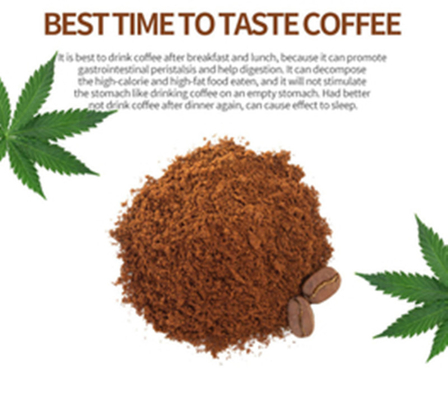 Instantkaffee-Pulver-Gluten freies nicht GMO THC des Hanf-Auszug-CBD frei