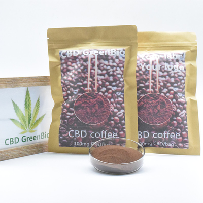Instantkaffee-Pulver-Gluten freies nicht GMO THC des Hanf-Auszug-CBD frei