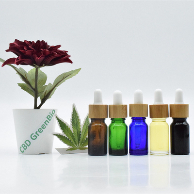 Sativatinktur-Öl-Schmerz-des Steuer10ml 20ml Öl der blatt-Blumen-CBD Schwarz-Tropfenzähler-Glasder flaschen-CBD