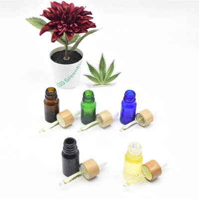 Sativatinktur-Öl-Schmerz-des Steuer10ml 20ml Öl der blatt-Blumen-CBD Schwarz-Tropfenzähler-Glasder flaschen-CBD