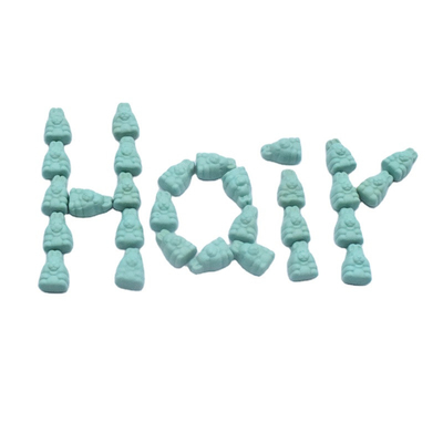 Grünes Biotin-Vitamin-Ergänzungs-Vitamin H 60 Gummies Biotech E133 blaues pro Flasche