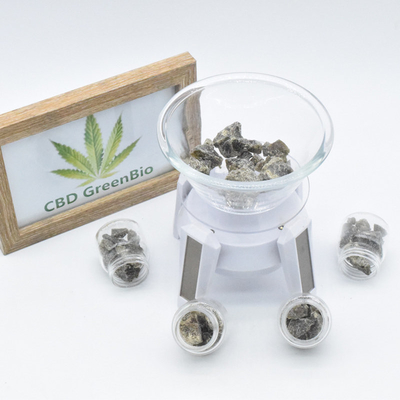 Wachs-Krümel des Rauch-Klecks-CBD 10 Gramm pro freie hohe Bioverfügbarkeit der Flaschen-THC