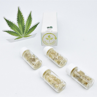 Glasflasche reiner Cbd-Krümel-organische Hanf-Wachs-Druck-Verringerung