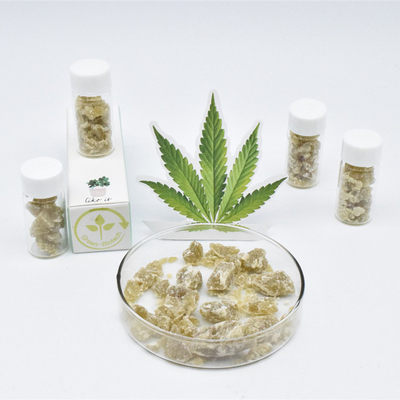 Glasflasche reiner Cbd-Krümel-organische Hanf-Wachs-Druck-Verringerung
