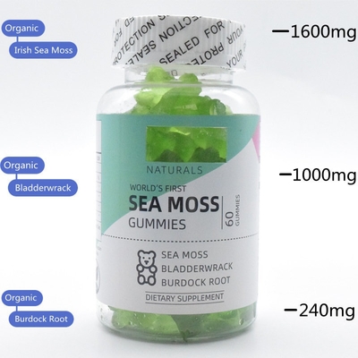 Organisches See-Moss Gummy Detox Weight Losss Skincare erstklassiger Grad