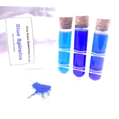 Reines ISO-Naturkost-Farbtöene blaues Spirulina-Phykokyanin pulverisieren Wert E18