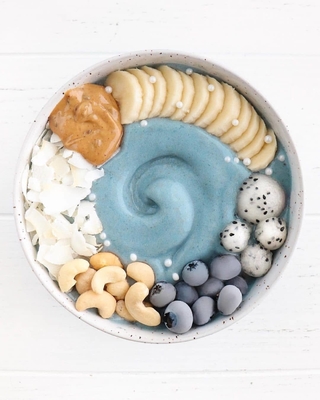 Blaues Spirulina-Gluten des strengen Vegetariers frei für Protein-Nährstoff Acai-Schüssel-60%-70%