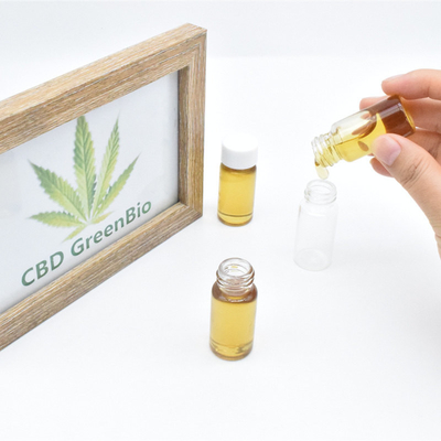 Reines organisches CBD-Destillat-Öl THC freies 80% für Hilfsdas schlafen