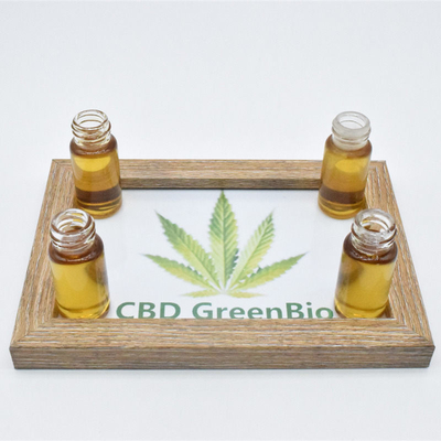 Reines organisches CBD-Destillat-Öl THC freies 80% für Hilfsdas schlafen