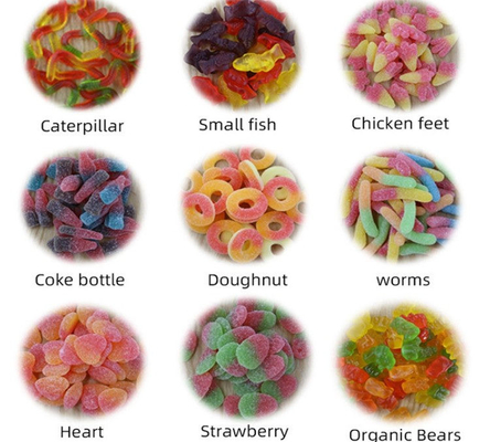 Essbares organisches CBD gummiartig